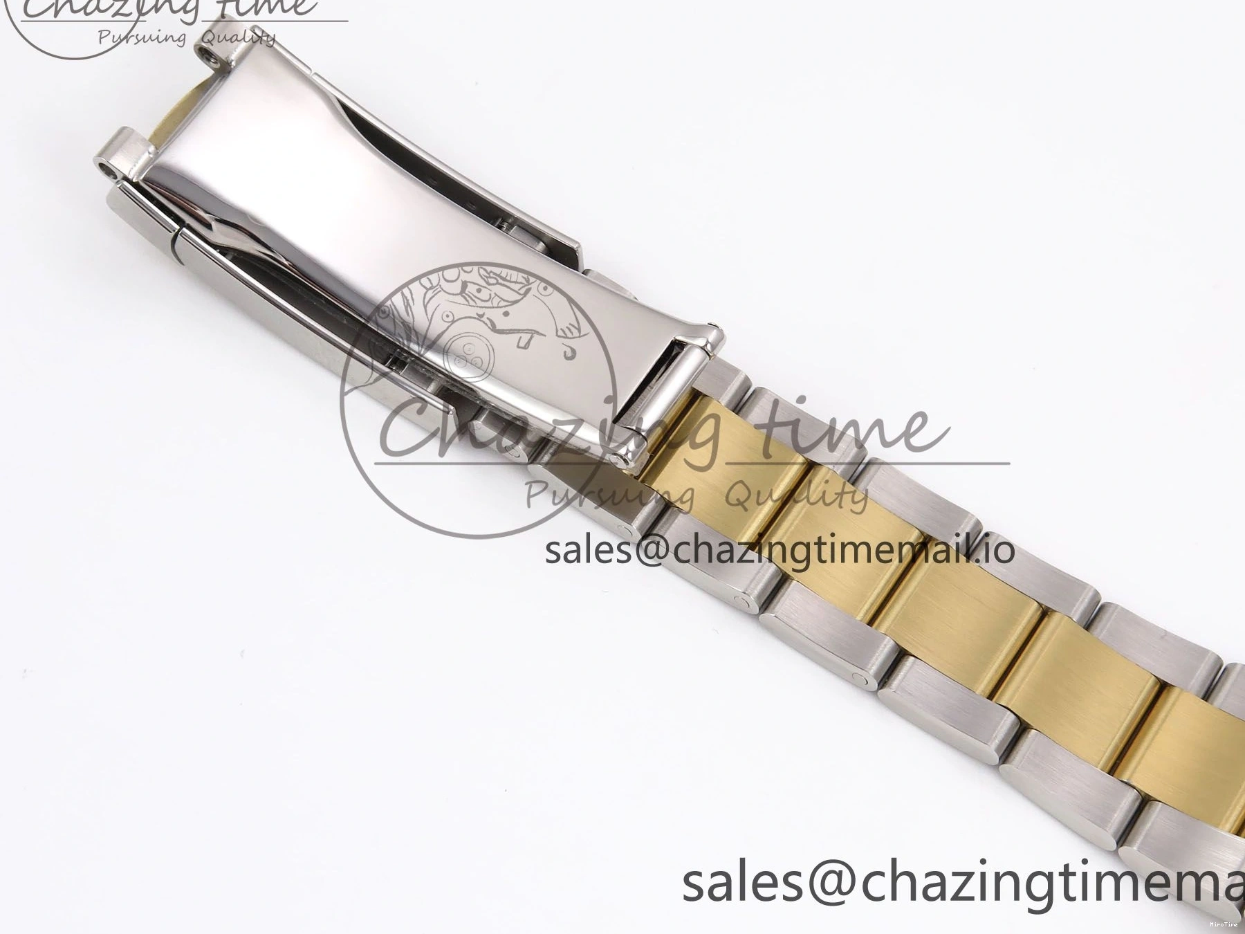 MiroTime 0514 DateJust 41 126333 EWEF Best Edition YG Diamonds Dial on SS YG Oyster Bracelet A Minimalist 973